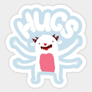 Monster Hugs! Sticker